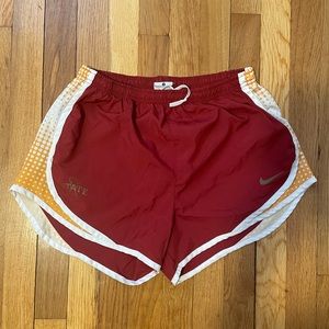 Iowa State Nike dry fit running shorts